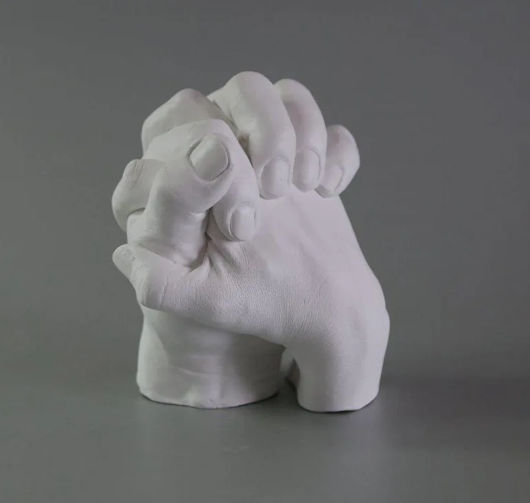 Handabformung aus Keramik