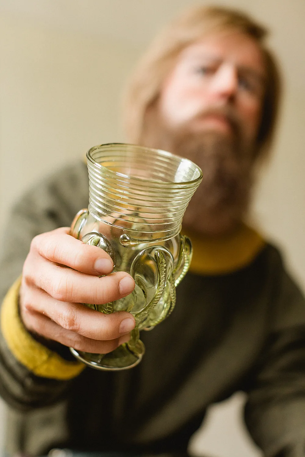 Lebensechte Museumsfigur eines Germanen – Arbeit aus dem Atelier Stelling
