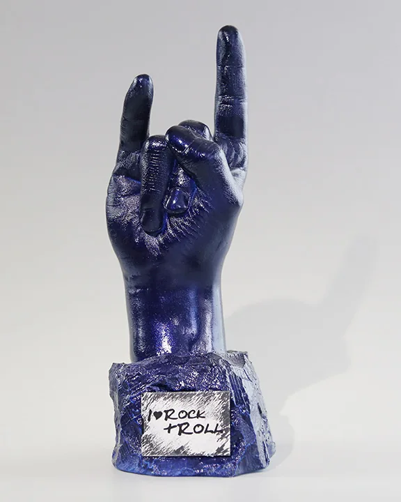 Handabformung - i love rock and roll
