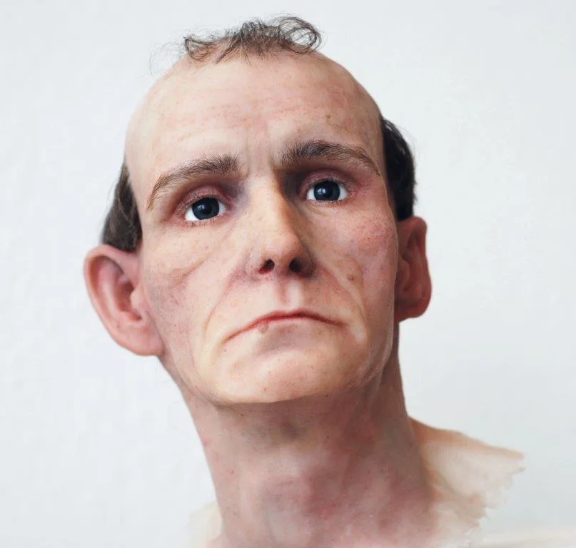 Lebensechte Figur Mönch Matthes